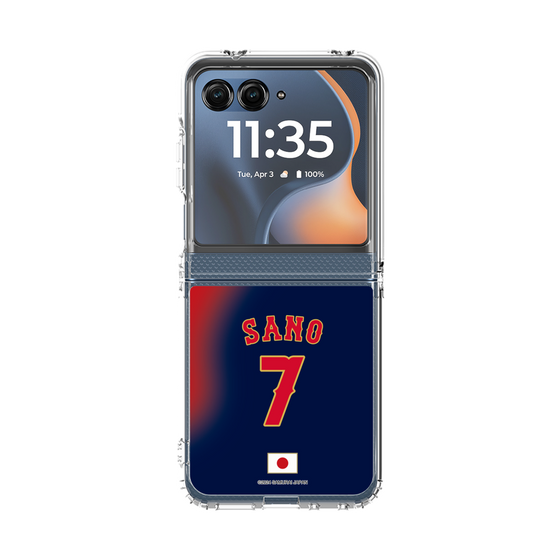 クリアケース［ 侍ジャパン - ビジター #7 SANO ］