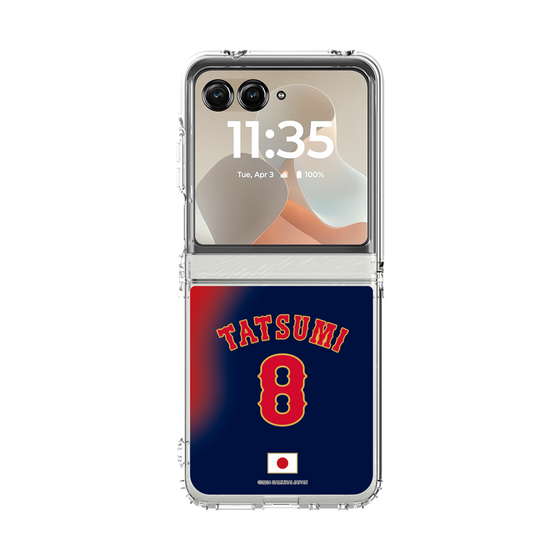 クリアケース［ 侍ジャパン - ビジター #8 TATSUMI ］