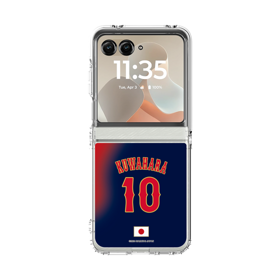 クリアケース［ 侍ジャパン - ビジター #10 KUWAHARA ］
