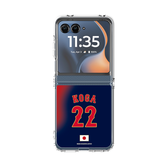 クリアケース［ 侍ジャパン - ビジター #22 KOGA ］