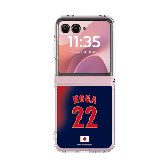 クリアケース［ 侍ジャパン - ビジター #22 KOGA ］