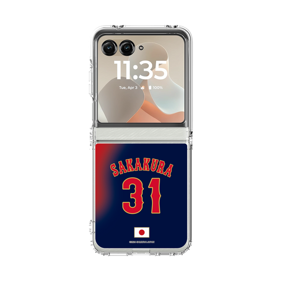 クリアケース［ 侍ジャパン - ビジター #31 SAKAKURA ］