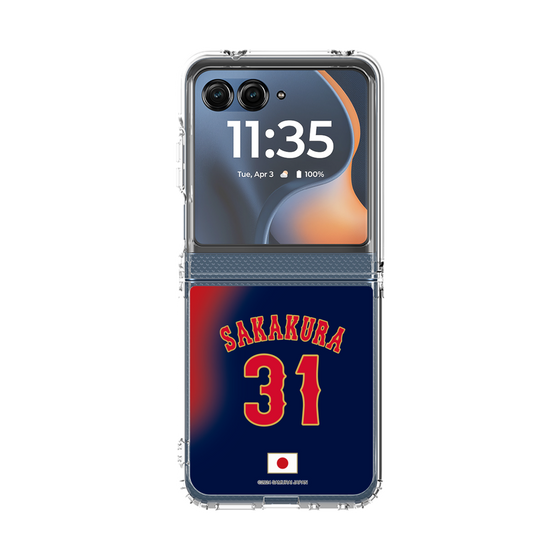 クリアケース［ 侍ジャパン - ビジター #31 SAKAKURA ］