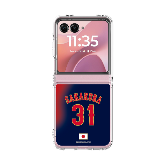 クリアケース［ 侍ジャパン - ビジター #31 SAKAKURA ］