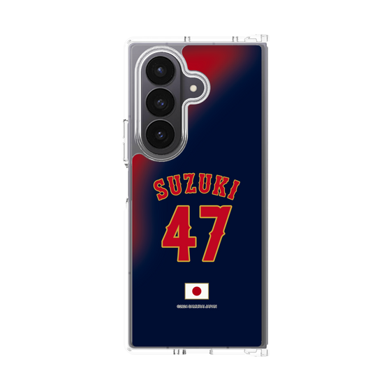 クリアケース［ 侍ジャパン - ビジター #47 SUZUKI ］