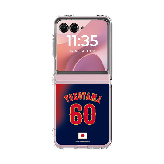 クリアケース［ 侍ジャパン - ビジター #60 YOKOYAMA ］