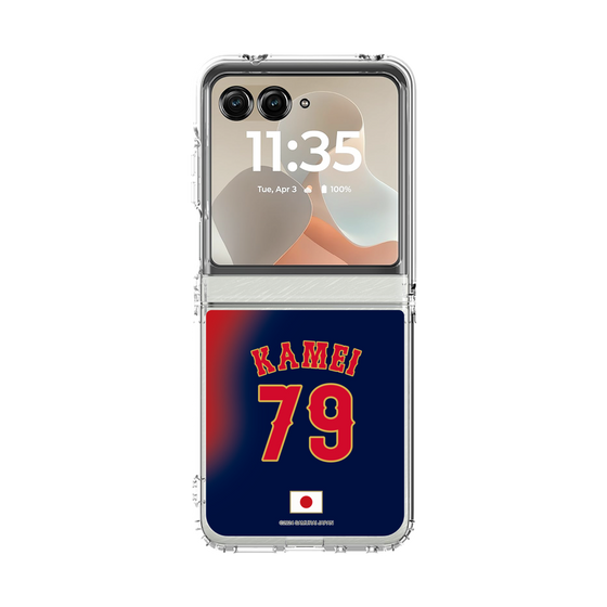 クリアケース［ 侍ジャパン - ビジター #79 KAMEI ］
