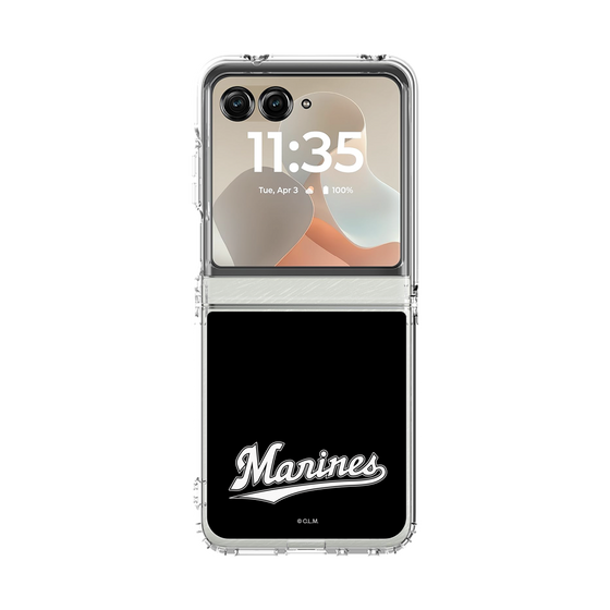 クリアケース［ 千葉ロッテマリーンズ - ワードロゴ - ブラック ］