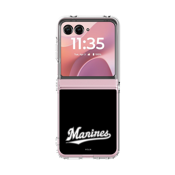 クリアケース［ 千葉ロッテマリーンズ - ワードロゴ - ブラック ］