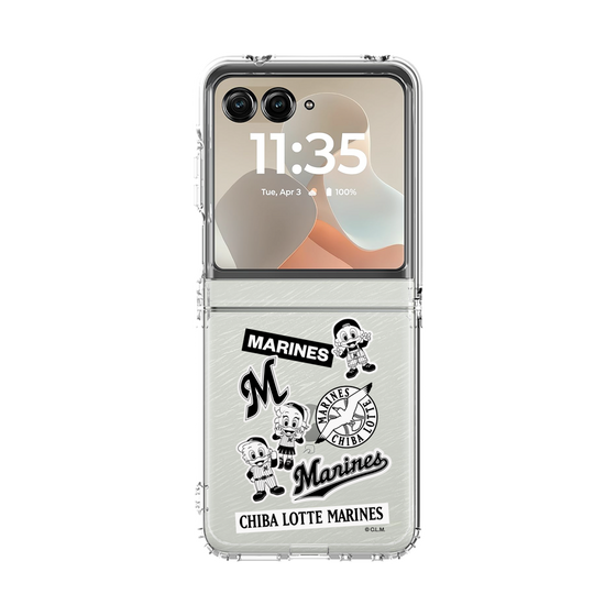 クリアケース［ 千葉ロッテマリーンズ - ステッカー ］