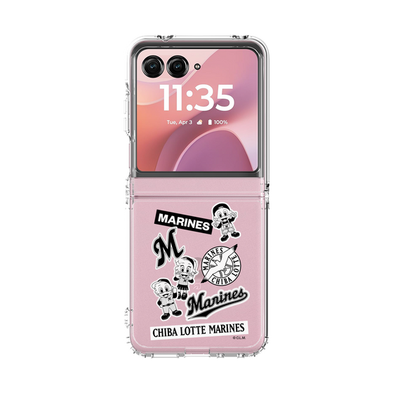 クリアケース［ 千葉ロッテマリーンズ - ステッカー ］