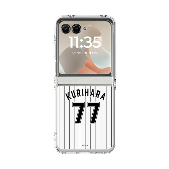 クリアケース［ 千葉ロッテマリーンズ - #77 KURIHARA ］