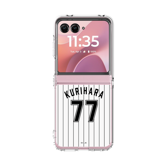 クリアケース［ 千葉ロッテマリーンズ - #77 KURIHARA ］