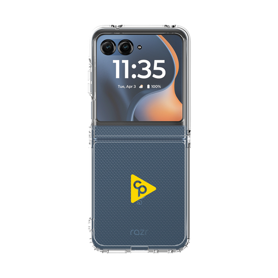 クリアケース［ オリジナル - caseplayロゴ - イエロー/C ］