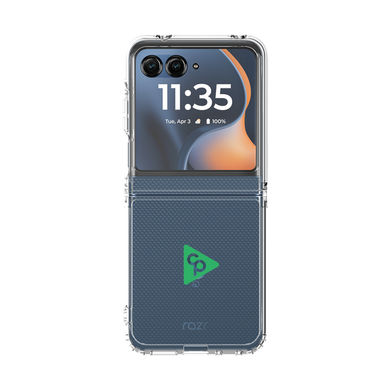 クリアケース［ オリジナル - caseplayロゴ - グリーン/C ］