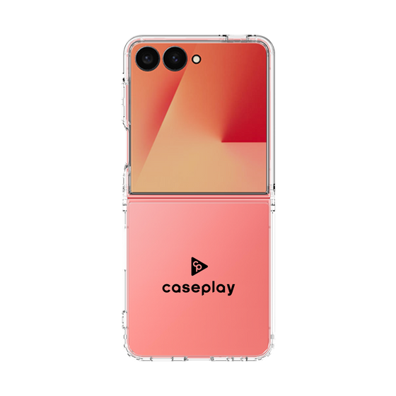 クリアケース［ オリジナル - caseplayロゴ - ブラック/D ］