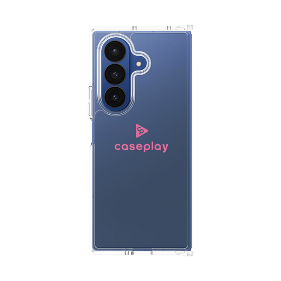 クリアケース［ オリジナル - caseplayロゴ - ピンク/D ］
