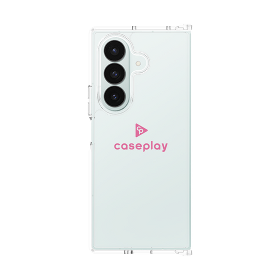 クリアケース［ オリジナル - caseplayロゴ - ピンク/D ］