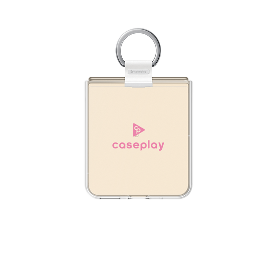 クリアケース［ オリジナル - caseplayロゴ - ピンク/D ］