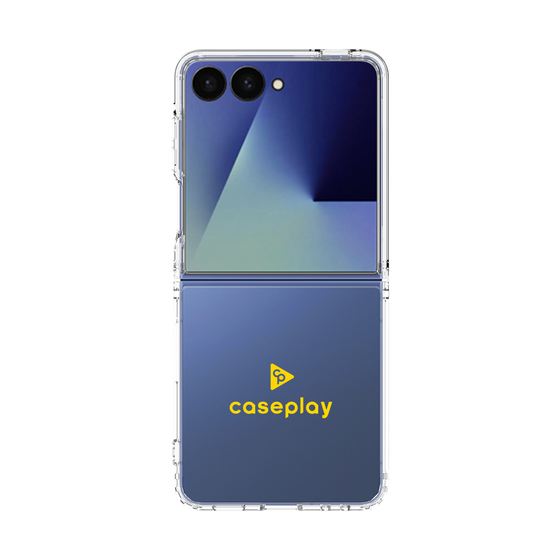 クリアケース［ オリジナル - caseplayロゴ - イエロー/D ］