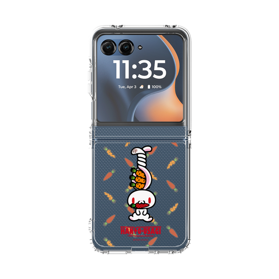 クリアケース［ 汎用うさぎ - ニンジンとキャロットベリー ］