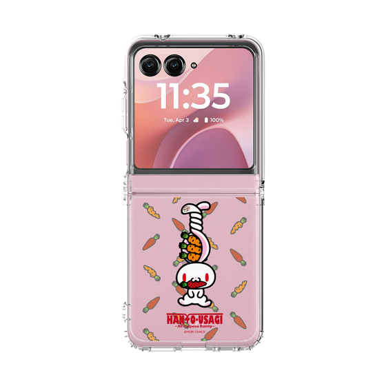 クリアケース［ 汎用うさぎ - ニンジンとキャロットベリー ］