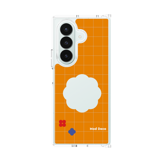 クリアケース［ Mod Deco - オリジナル - レトロオレンジ ］