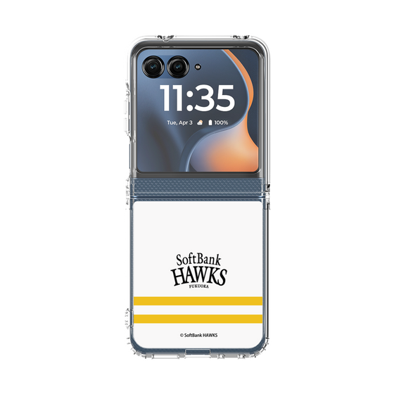 クリアケース［ 福岡ソフトバンクホークス - ストライプ ］