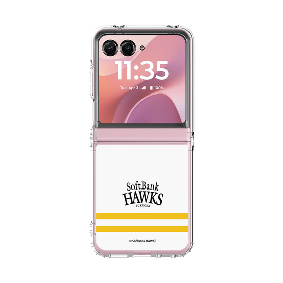 クリアケース［ 福岡ソフトバンクホークス - ストライプ ］