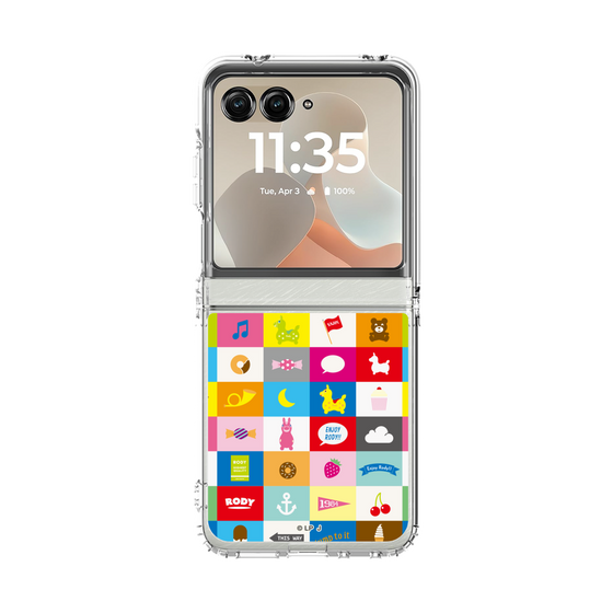 クリアケース［ ロディ - カラフル ］