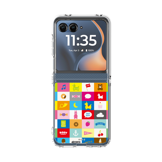 クリアケース［ ロディ - カラフル ］