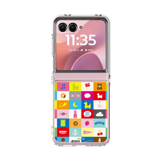 クリアケース［ ロディ - カラフル ］