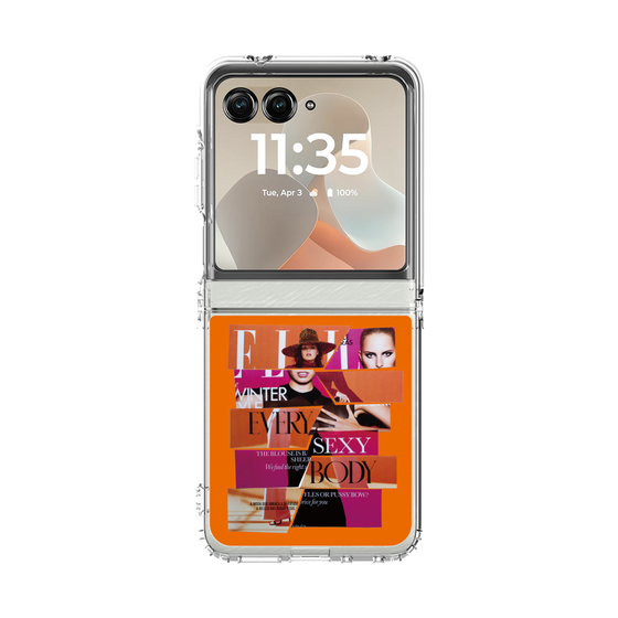 クリアケース［ ELLE - 80 YEARS CREATIVITY ］