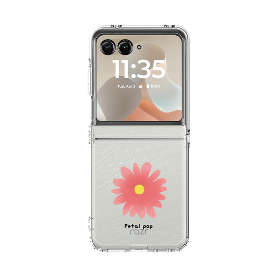 クリアケース［ Mod Deco - オリジナル - フラワー/E ］