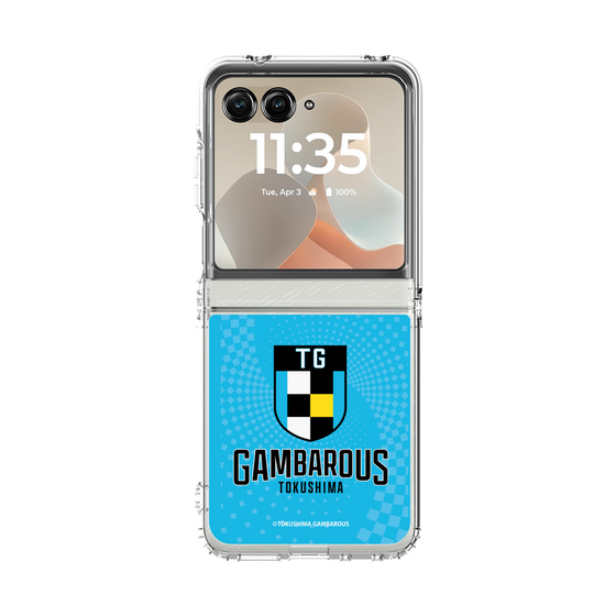 クリアケース［ 徳島ガンバロウズ - ロゴ - ブルー ］