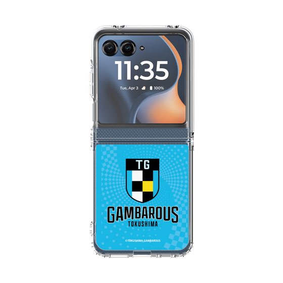クリアケース［ 徳島ガンバロウズ - ロゴ - ブルー ］