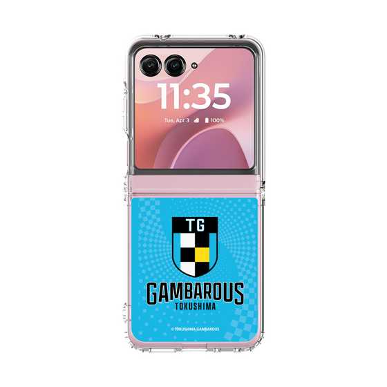クリアケース［ 徳島ガンバロウズ - ロゴ - ブルー ］