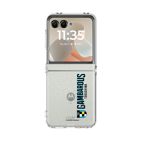 クリアケース［ 徳島ガンバロウズ - 縦組ロゴ ］