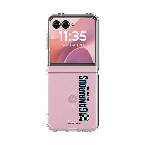 クリアケース［ 徳島ガンバロウズ - 縦組ロゴ ］