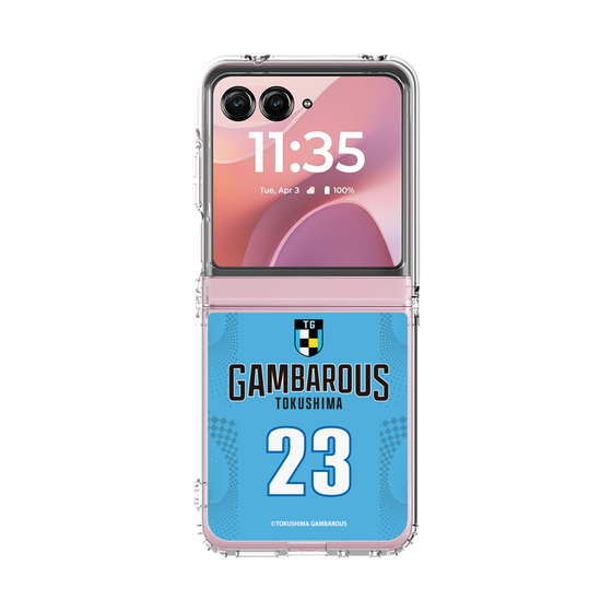 クリアケース［ 徳島ガンバロウズ - #23 NAKAMURA - ブルー - 表 ］