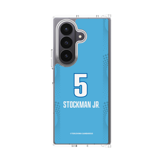 クリアケース［ 徳島ガンバロウズ - #5 STOCKMAN JR. - ブルー ］