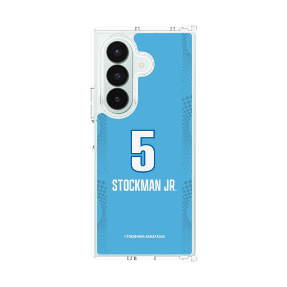 クリアケース［ 徳島ガンバロウズ - #5 STOCKMAN JR. - ブルー ］