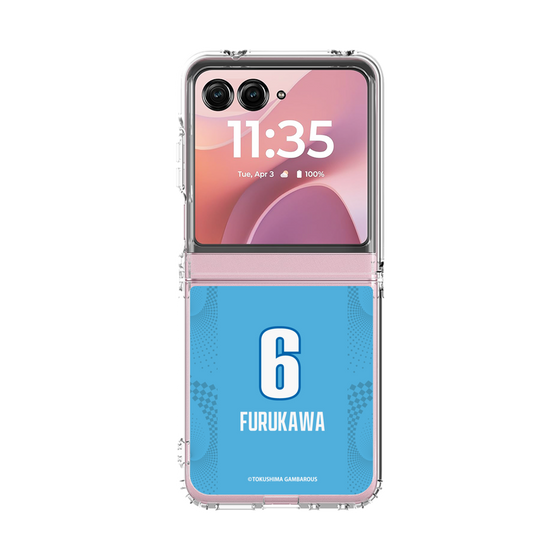 クリアケース［ 徳島ガンバロウズ - #6 FURUKAWA - ブルー ］