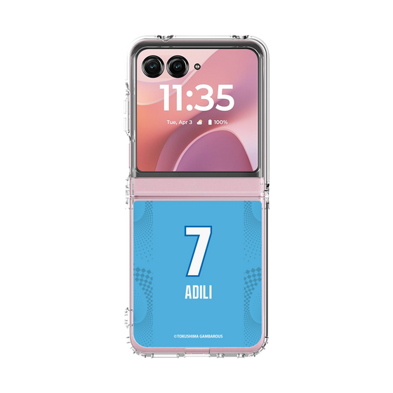 クリアケース［ 徳島ガンバロウズ - #7 ADILI - ブルー ］