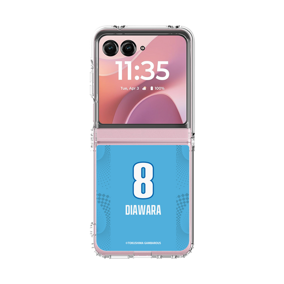 クリアケース［ 徳島ガンバロウズ - #8 DIAWARA - ブルー ］