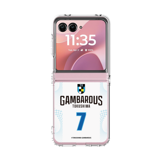 クリアケース［ 徳島ガンバロウズ - #7 ADILI - ホワイト - 表 ］