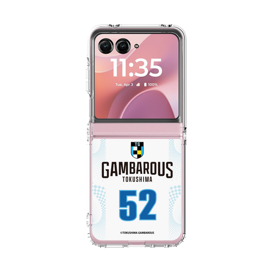 クリアケース［ 徳島ガンバロウズ - #52 AOYAMA - ホワイト - 表 ］