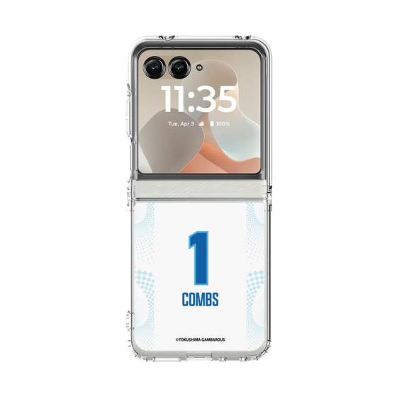 クリアケース［ 徳島ガンバロウズ - #1 COMBS - ホワイト ］