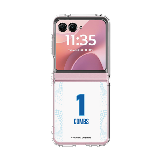 クリアケース［ 徳島ガンバロウズ - #1 COMBS - ホワイト ］