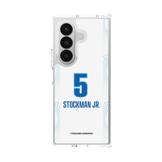 クリアケース［ 徳島ガンバロウズ - #5 STOCKMAN JR. - ホワイト ］